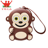 猴子硅胶钥匙包
