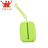 纯色硅胶钥匙包