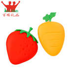 水果硅胶钥匙包